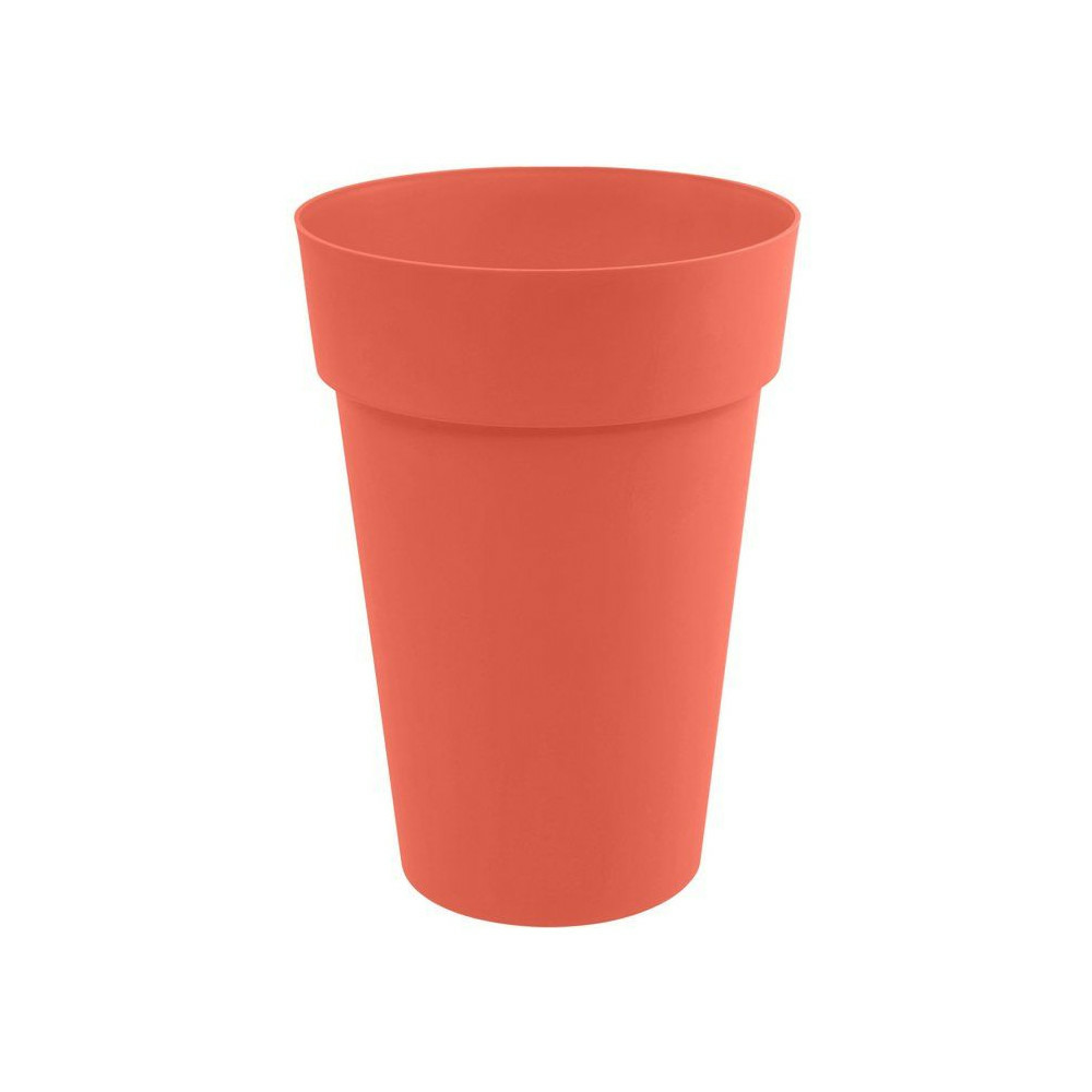 Vase haut rond - eda - toscane - ø 46 cm - 67 l - intérieur/extérieur - ø 46 x h. 65 cm - orange terre battue