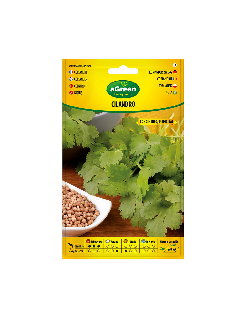 Graines de coriandre corianrum sativum 301015bolsh agreen - agreen