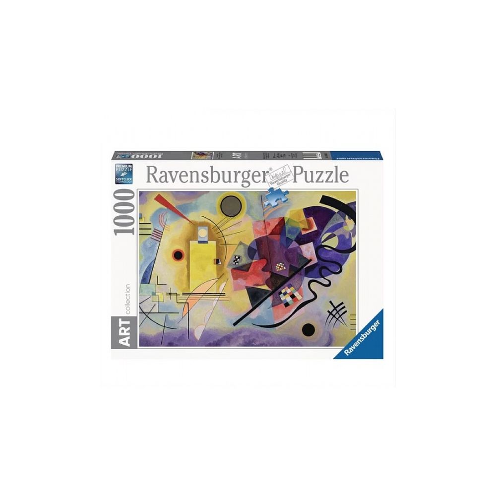 Puzzle jaune rouge bleu kandinsky