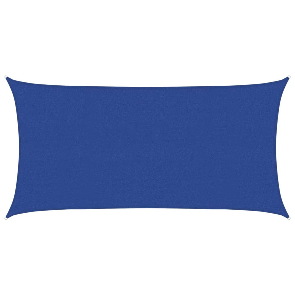 Voile d'ombrage 160 g/m² bleu 2,5x4,5 m pehd