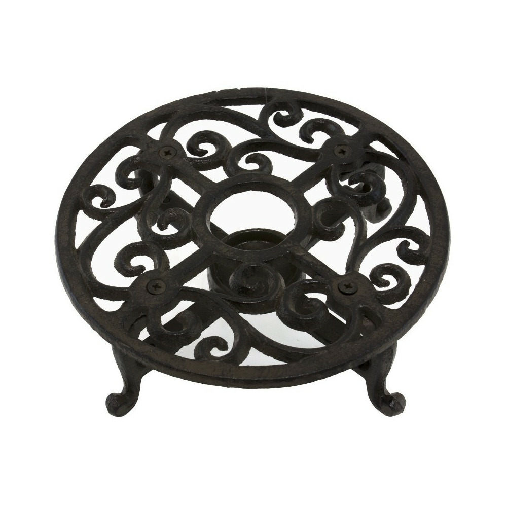 Chauffe plat en fonte marron ø.18.5 cm