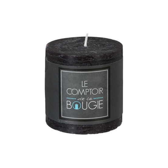Bougie rustique - noir - 220g