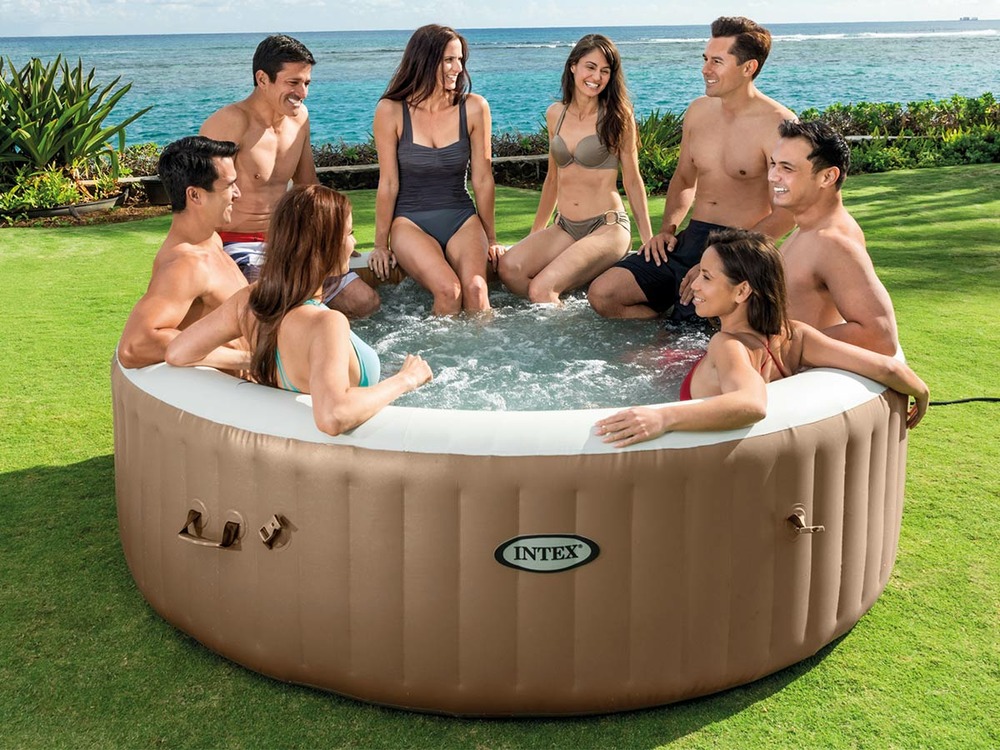 Spa gonflable purespa sahara rond bulles 8 places