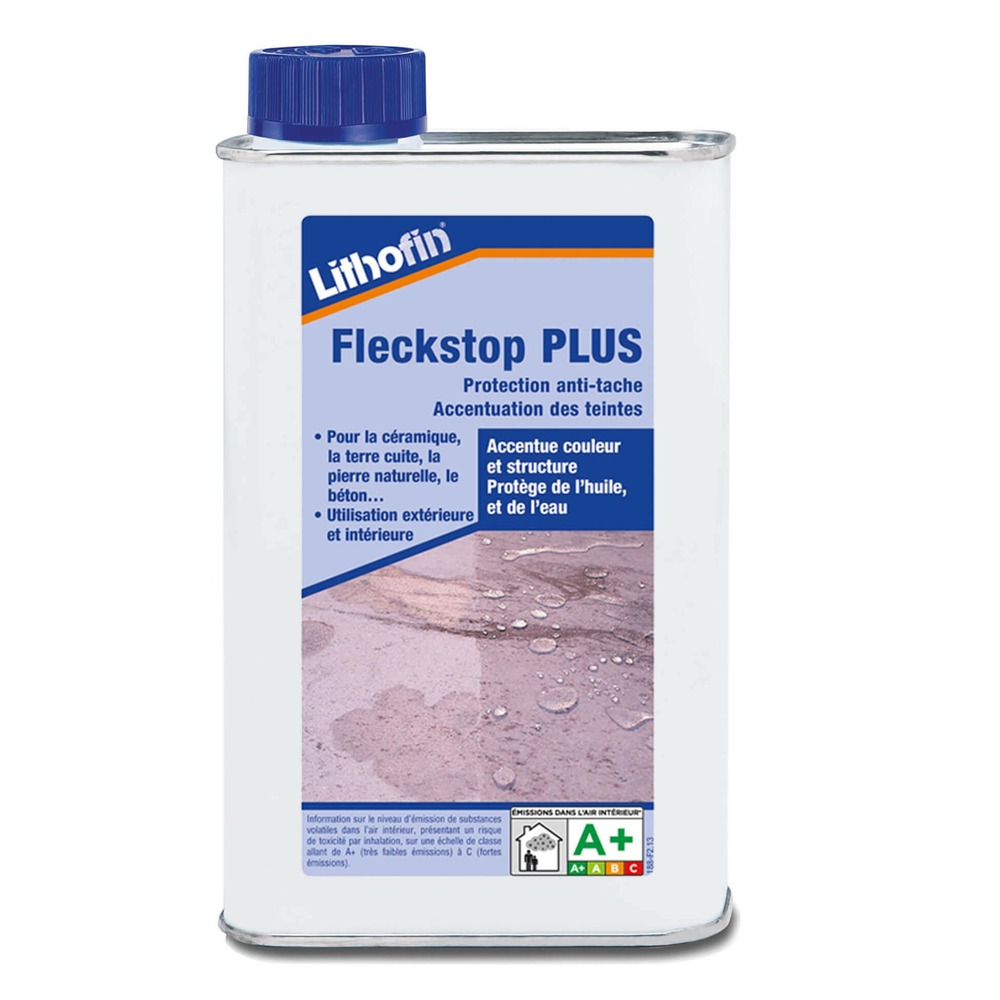 Lithofin fleckstop plus 500 ml - hydrofuge anti-taches intensificateur de couleur pierre naturelle