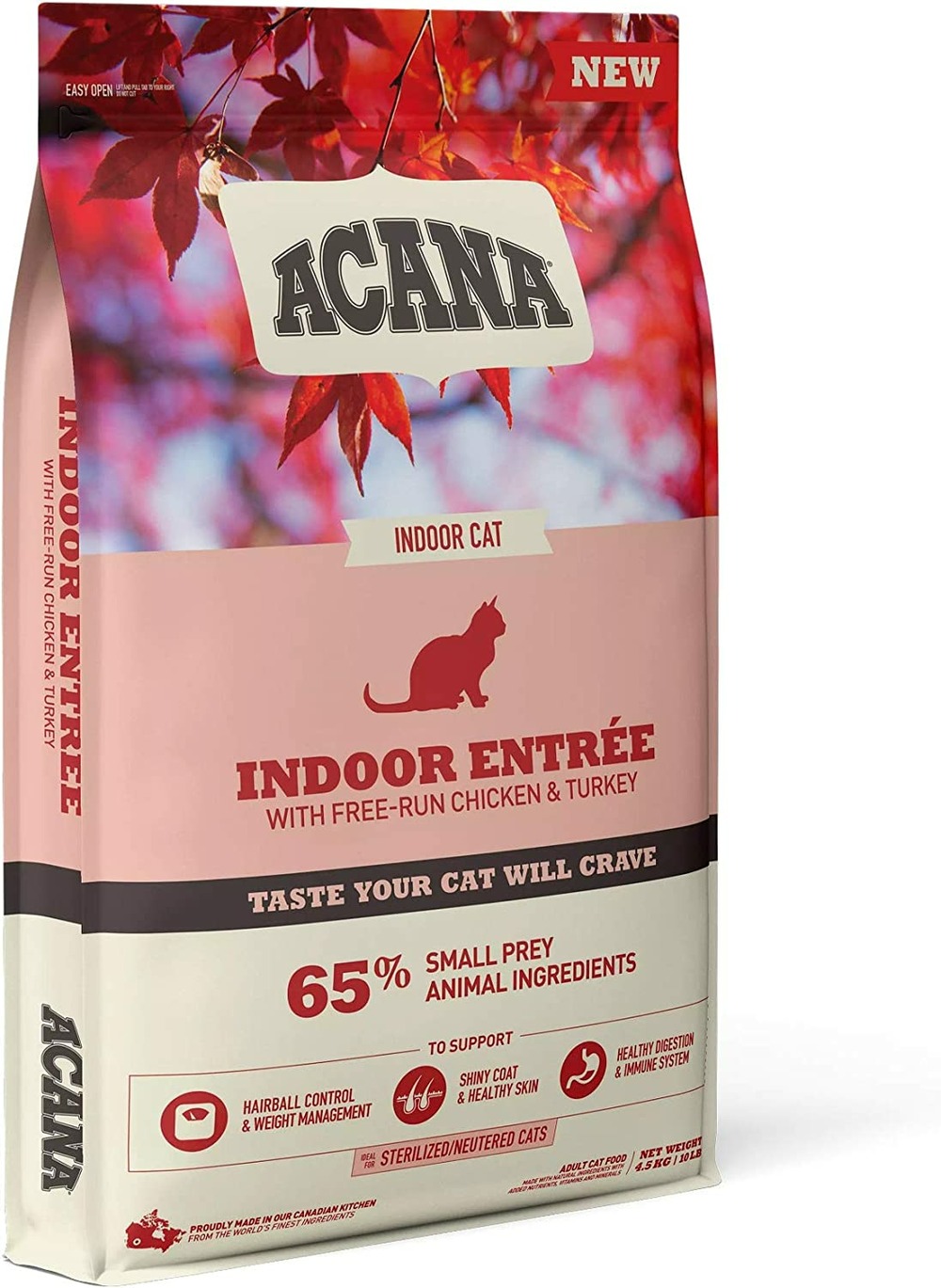 Croquette sans céréales indoor entree chat 4. 5kg