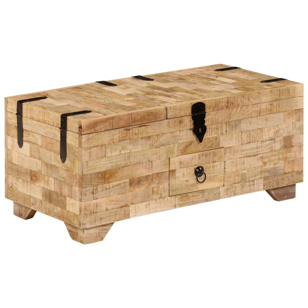 Table basse Bois de manguier 80x40x35cm