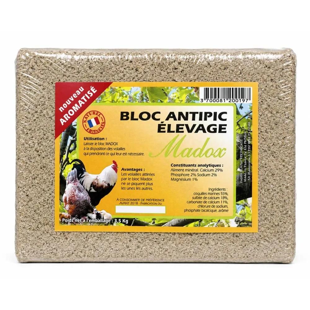 Bloc minéral pour volailles 3,5 kg - perrin madox