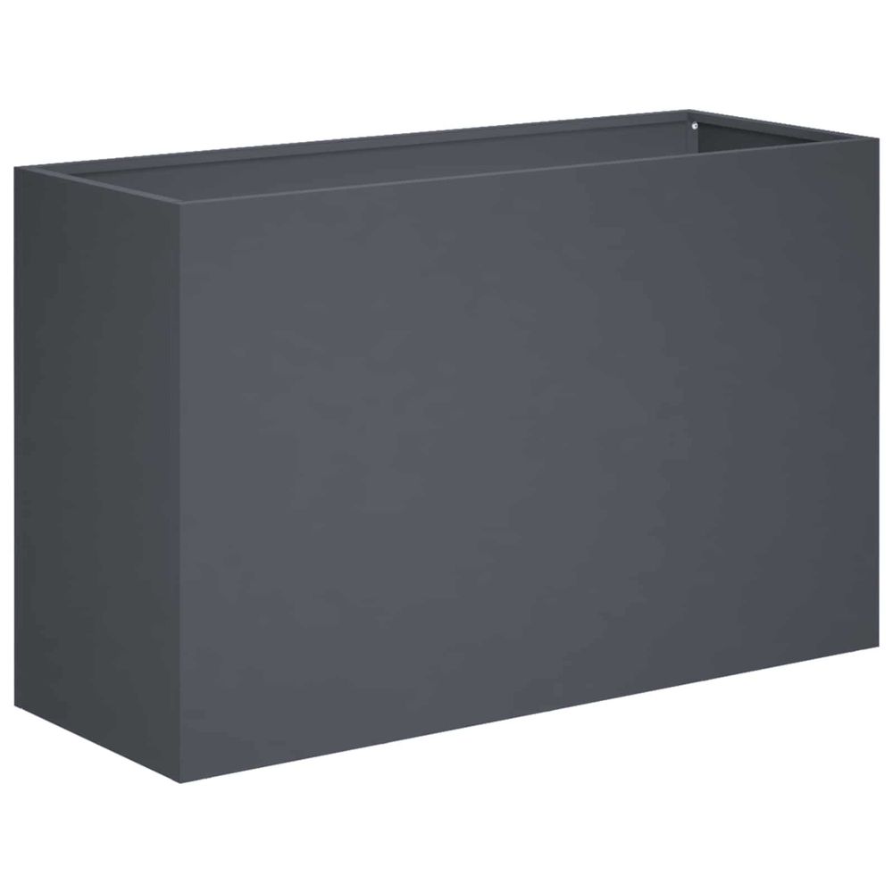Cache-pot de jardin anthracite 80 x 40 x 50 cm