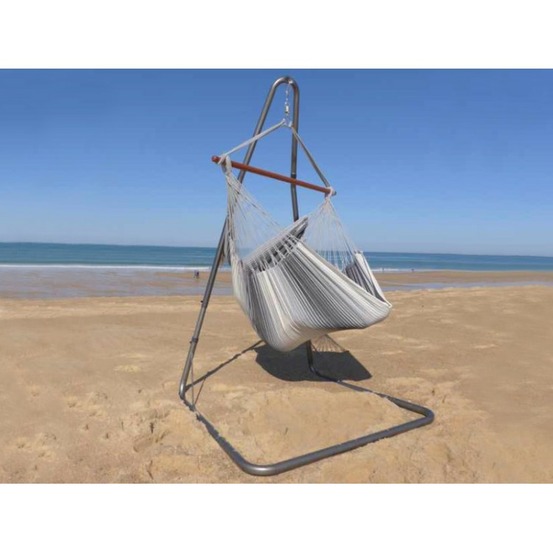 Chaise hamac avec support soledad 3 gris