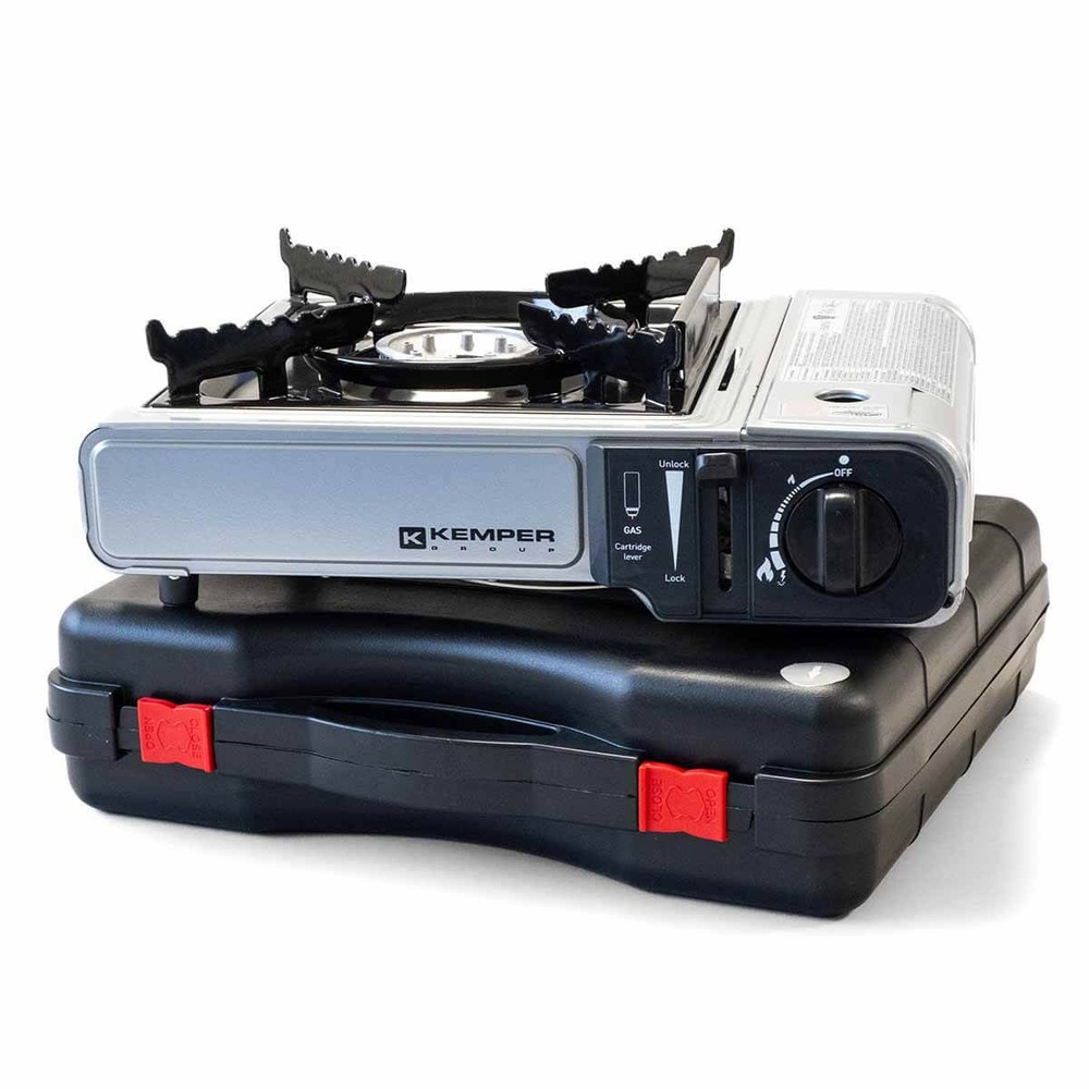 Réchaud gaz acier 2200 w kemper allumage piezo