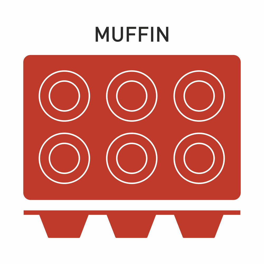 Moule silicone 6 muffins ø 70 mm - pujadas