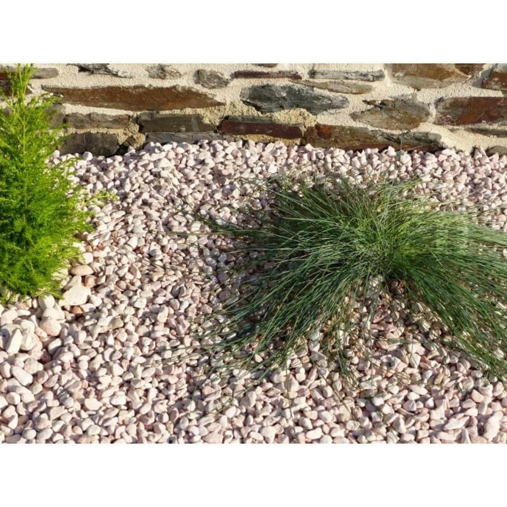 Galet rose 6-12 pack de 25 m² - 50 sacs - 1000 kg