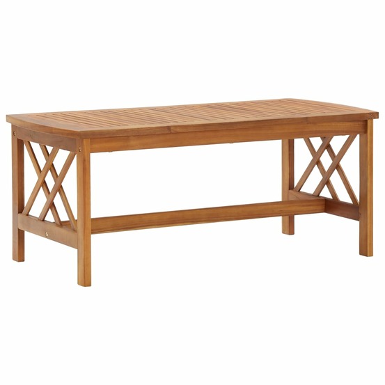 Salon de jardin 5 pcs bois d'acacia solide