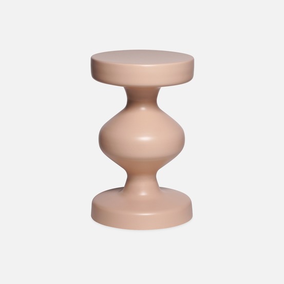 Table d'appoint, bout de canapé, table de chevet en métal, hawa, ø29,5 x h 48,5cm