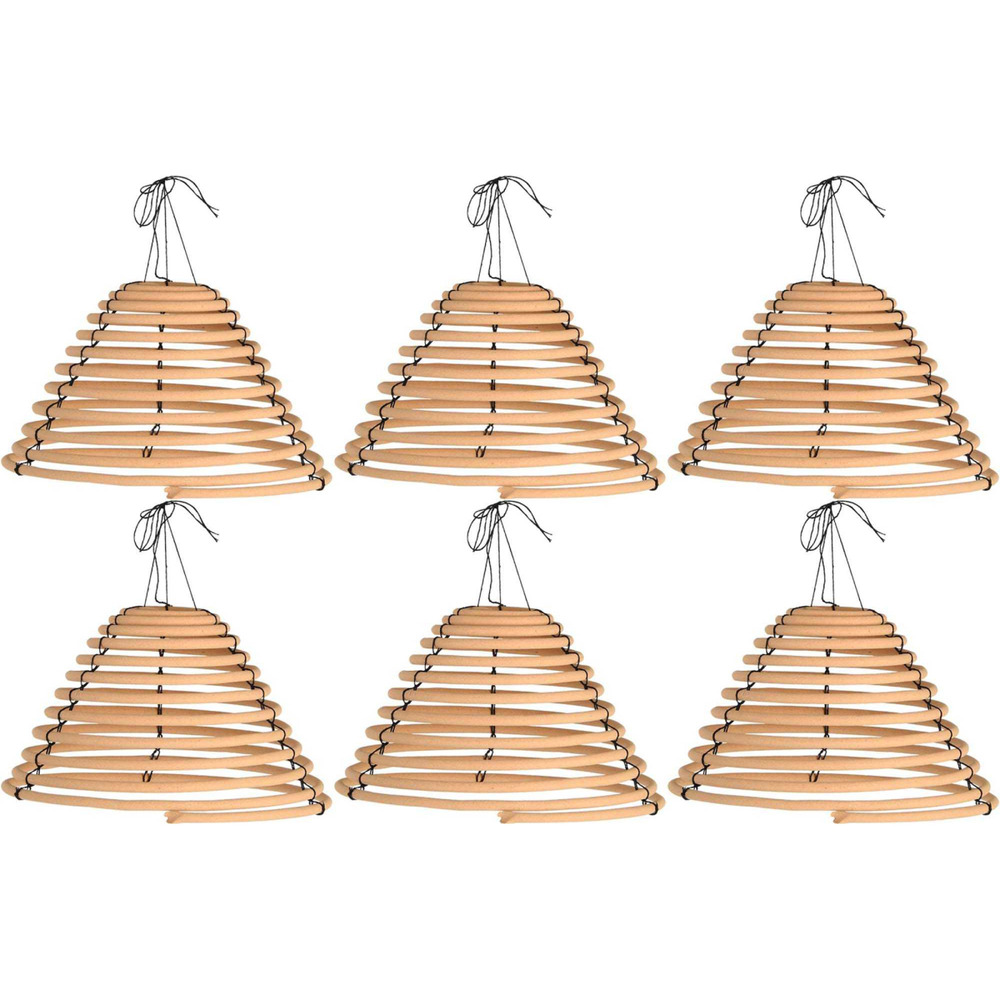Spirales de citronnelle à suspendre (lot de 6) s