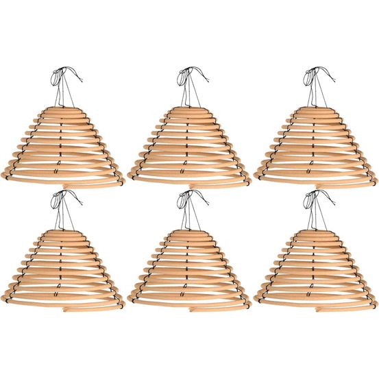Spirales de citronnelle à suspendre (lot de 6) s