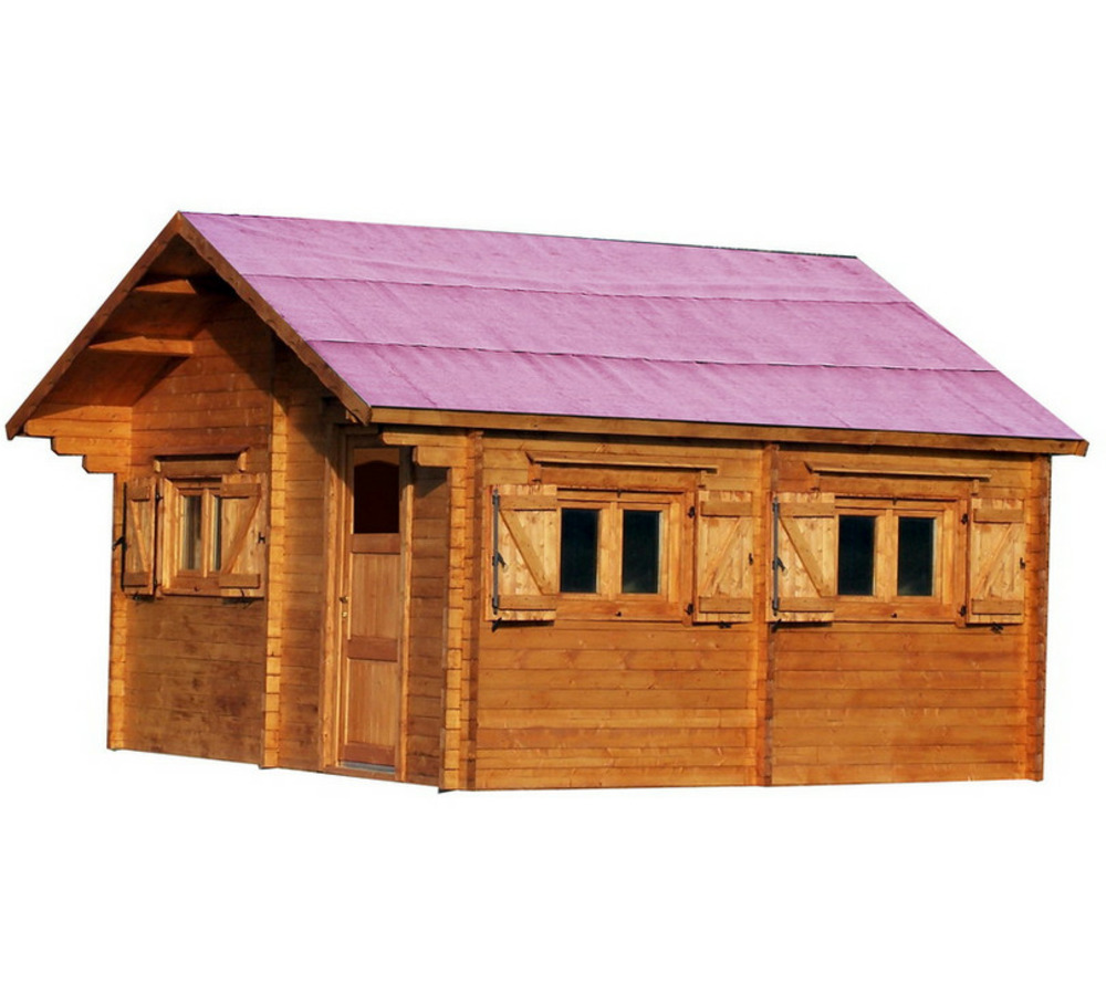 Abri de jardin 35,34m² bois naturel - cz5060. 02