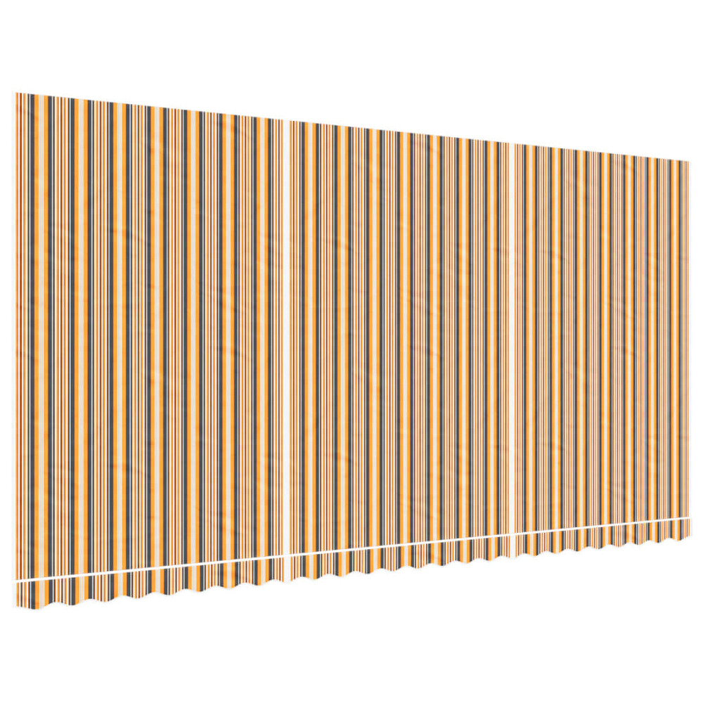 Tissu de remplacement pour auvent rayures multicolores 6x3 m