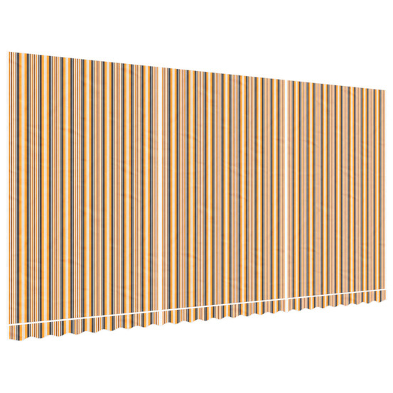 Tissu de remplacement pour auvent rayures multicolores 6x3 m