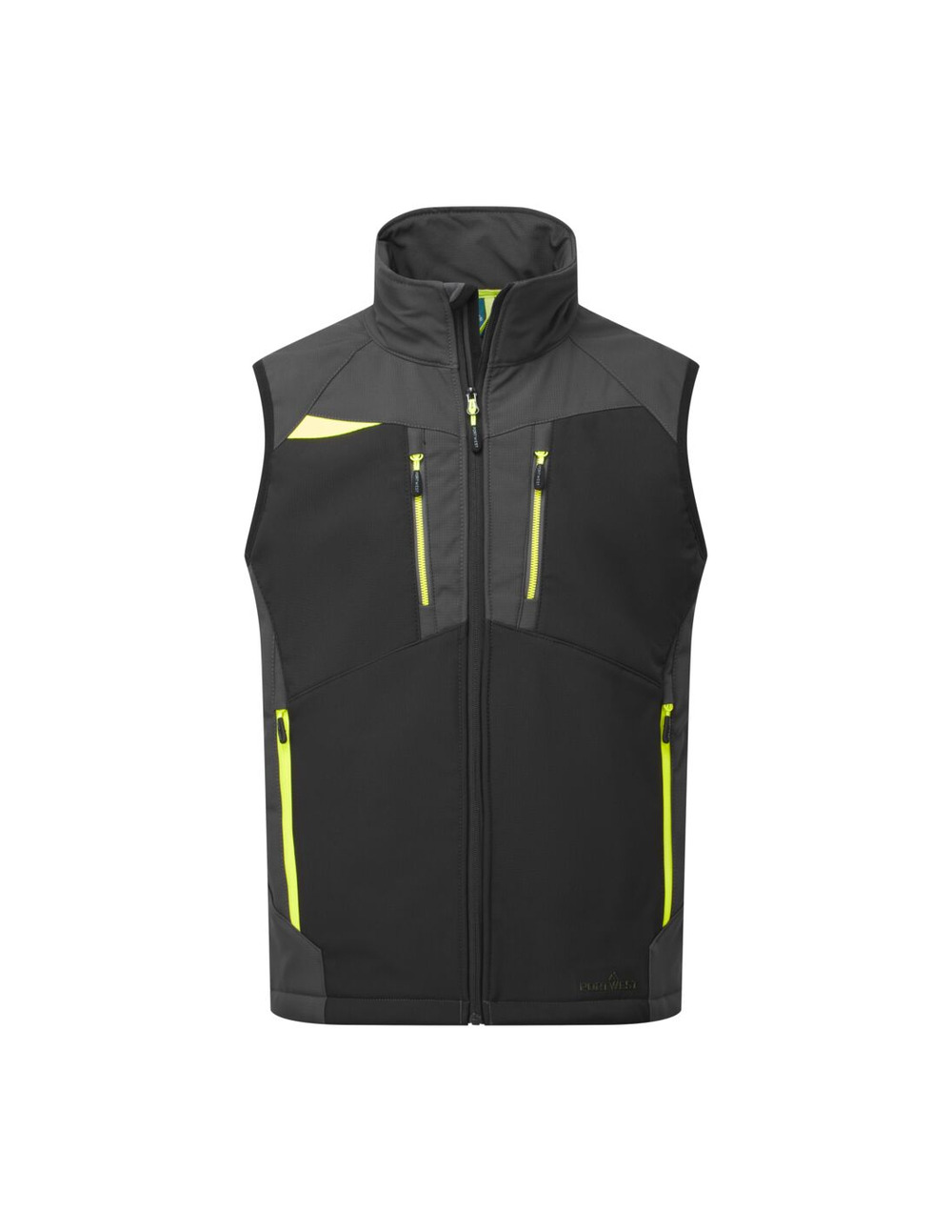 Softshell sans manches dx4 (3 couches) - taille s - gris métal - portwest