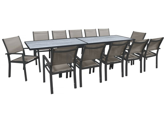 Salon de jardin repas extensible