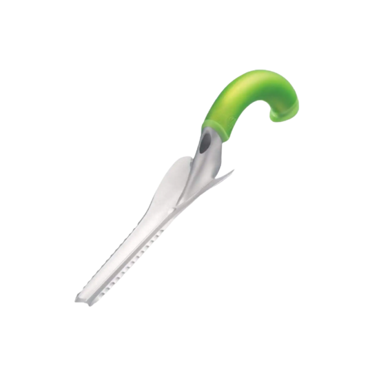 Désherbeur ergonomique - lame dentelée - outil de jardin