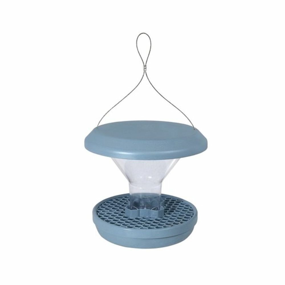 Mangeoire anti-nuisibles smart birds pour oiseaux bleue