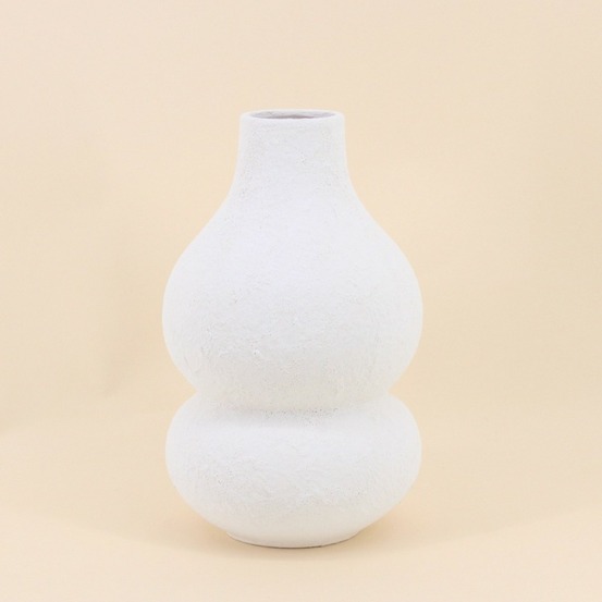 Vase design texturé en céramique 31cm