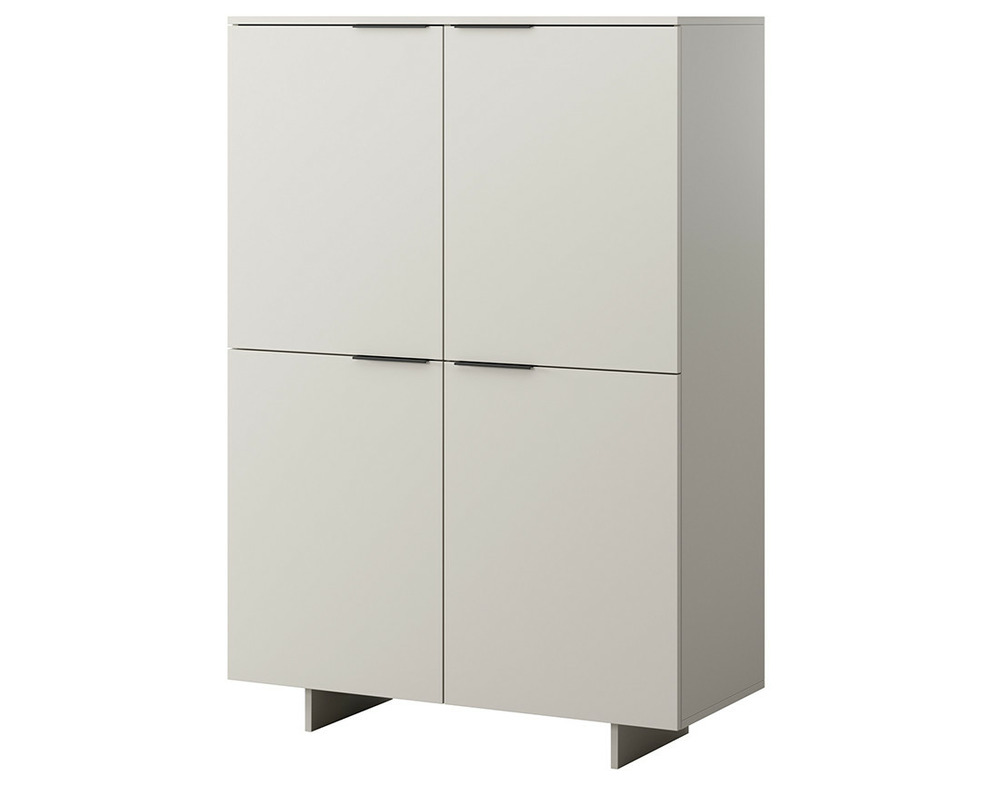 Canterbury - buffet haut - beige - 4 portes -145 cm