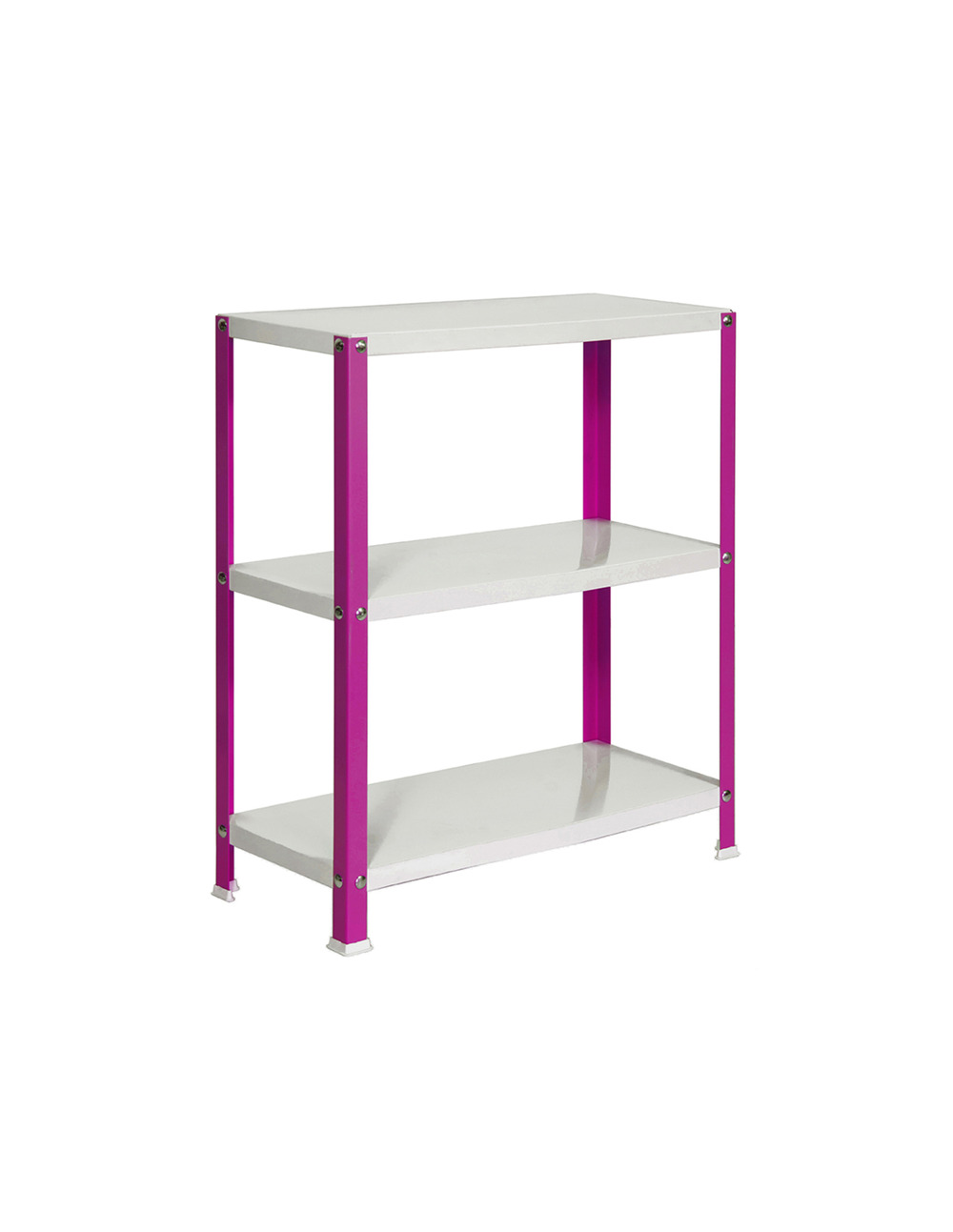 Etagère légère sans vis simonhome classic mini 3/400 rose/blanc rose/blanc 900x800x400 - simonrack