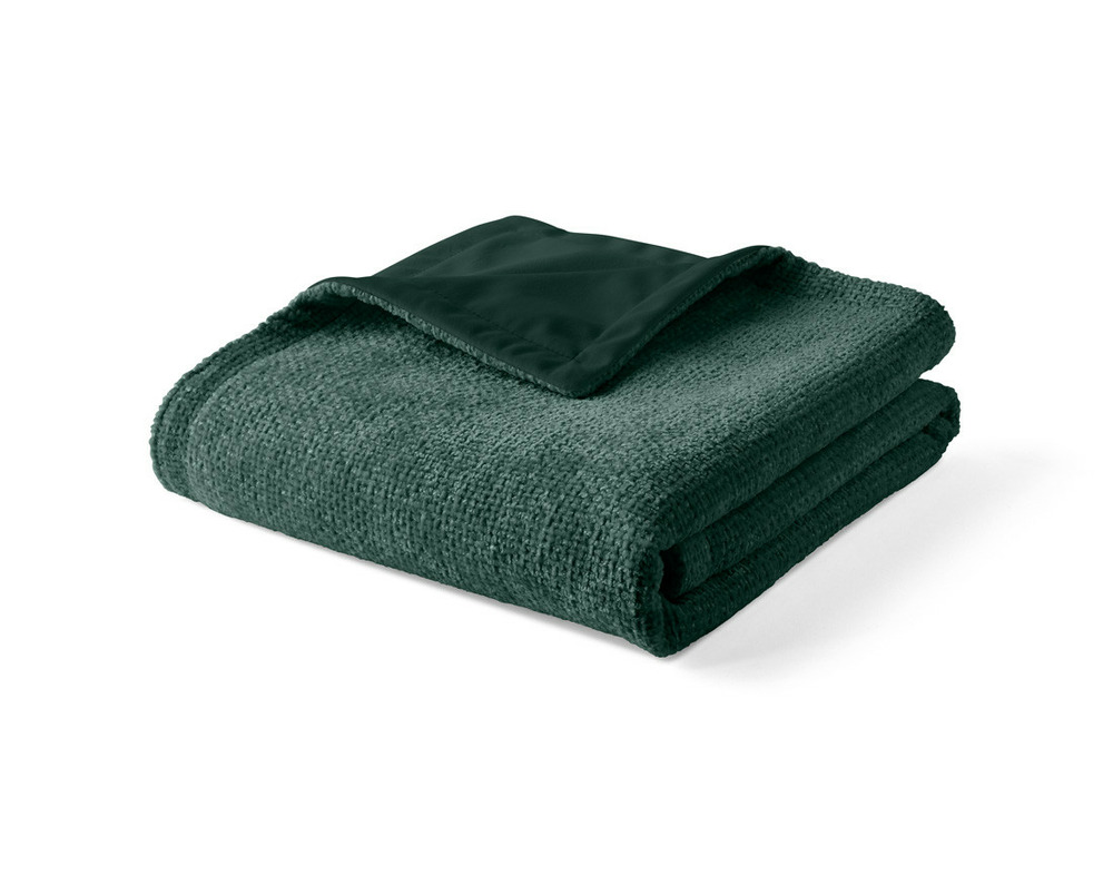 Paolo - plaid - 100x140 cm - en velours texturé et velours