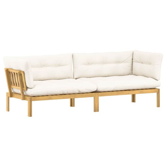 Unité du canapé en palette de jardin 2 pièce
