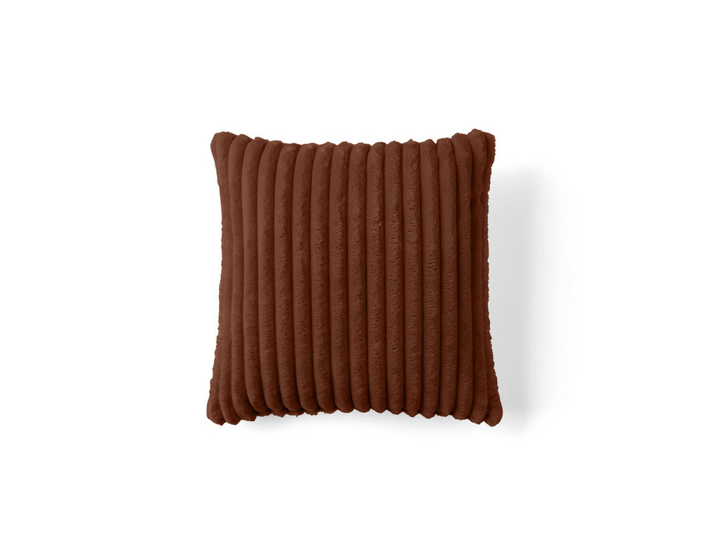 Garance - coussin - en velours côtelé grosses côtes - 40x40 cm