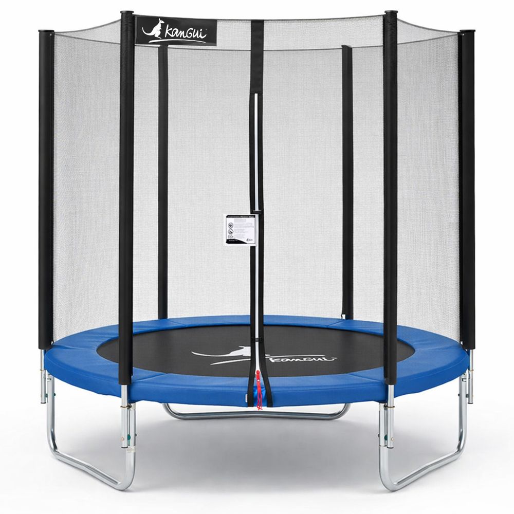 Kangui trampoline bleu ø180cm avec filet de sécurité
