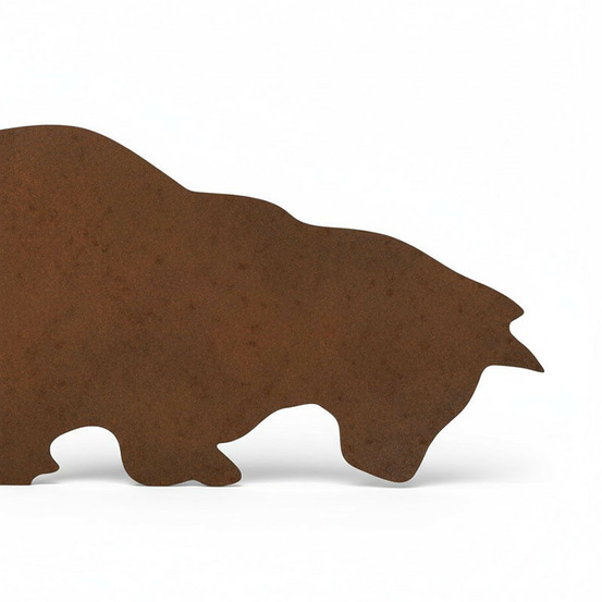 Silhouette déco chaton à poser 35x10x27cm