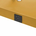 Lampe chargeur USB Colors ocre - H33cm