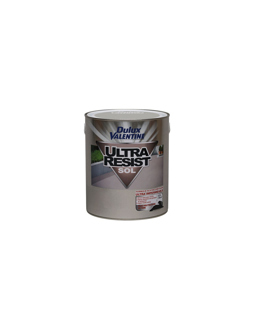 Val.sols ultra résist.2.5l rge carrelage - dulux valentine