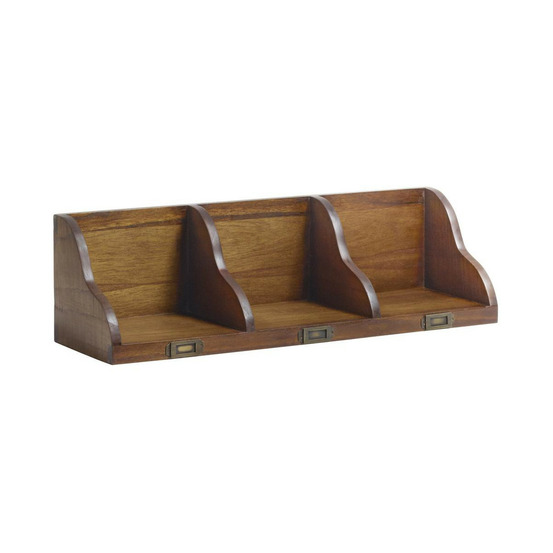 Etagère bronze bois marron - onéline décoration d'autrefois