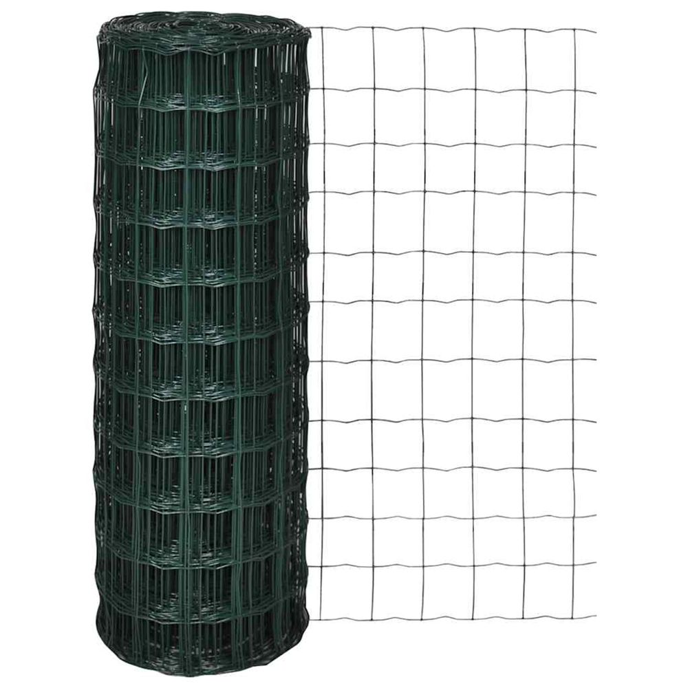 Clôture euro acier 10 x 1,5 m vert