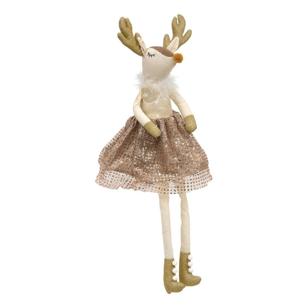 Biche de noël jupe en tulle h. 46 cm