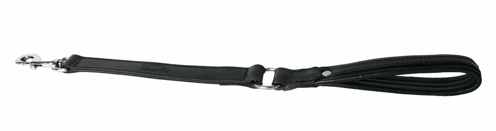 Martin sellier - laisse pour chiens en cuir pleine fleur martin sellier - laisse avec poignée confort - taille : l. 55 cm x l. 3 cm