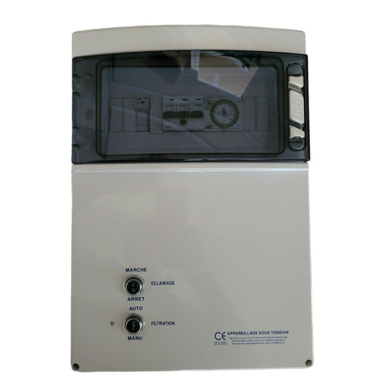 Coffrets électriques filtration piscine plus projecteur 100w