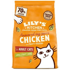 Croquettes pour chat sans cereales au poulet 2kg lily's kitchen