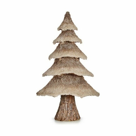 Sapin de noël 24 x 99 x 60 cm marron h