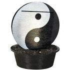 Fontaine yin yang à encastrer l.65 x 12 x h.67 cm