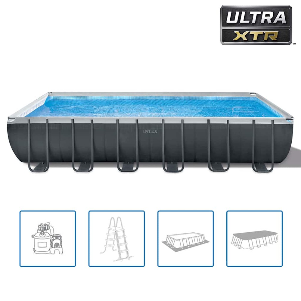Ensemble de piscine ultra xtr frame rectangulaire 732x366x132 cm