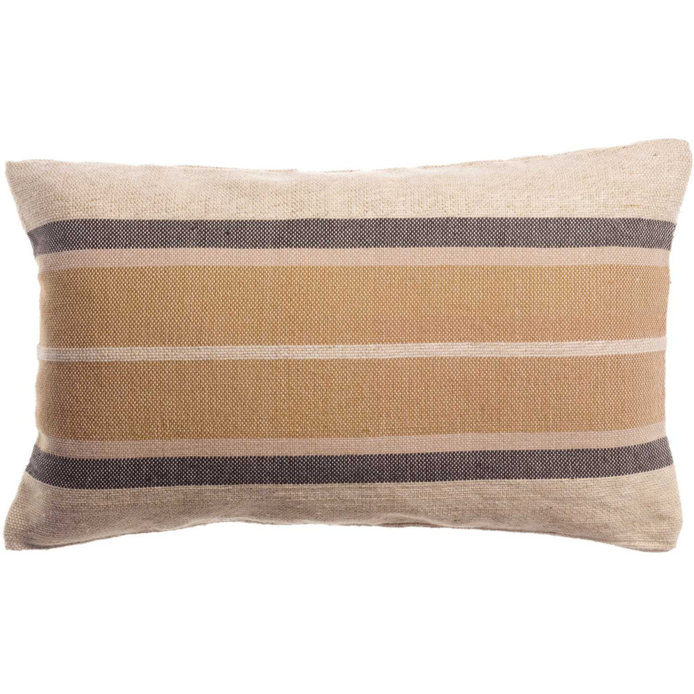 Coussin en tissu gatsby 40 x 65 cm sienne