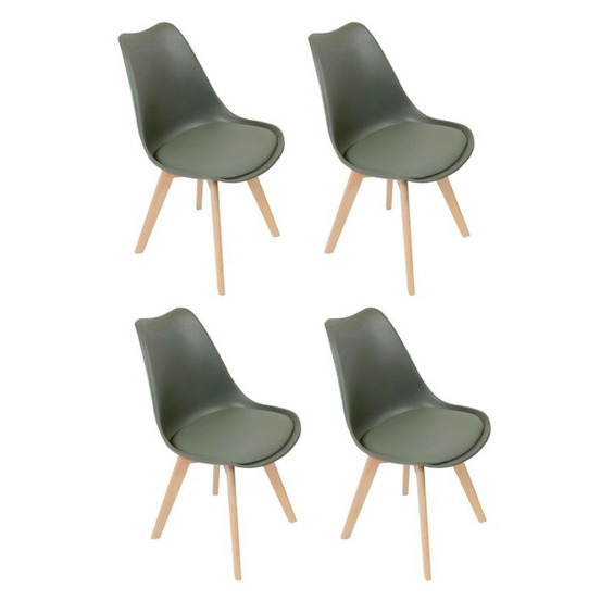 Lot de 4 chaises scandinave