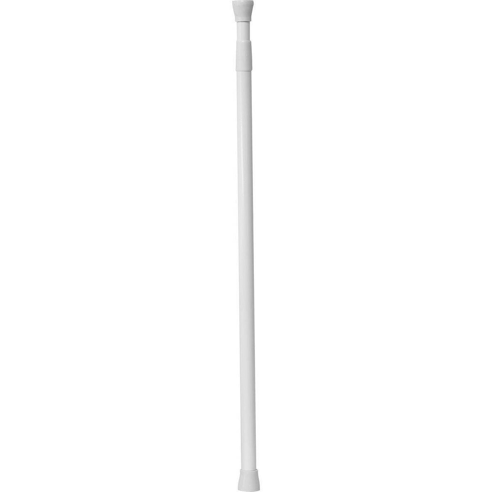 Barre de douche aluminium 70-120cm - blanc