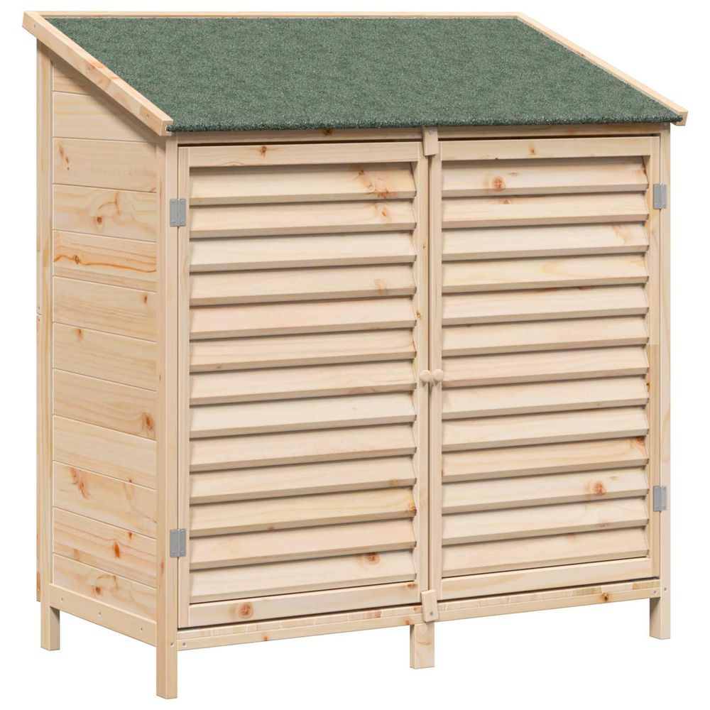 Abri de jardin naturel 106 x 56 x 113,5 cm bois de sapin massif